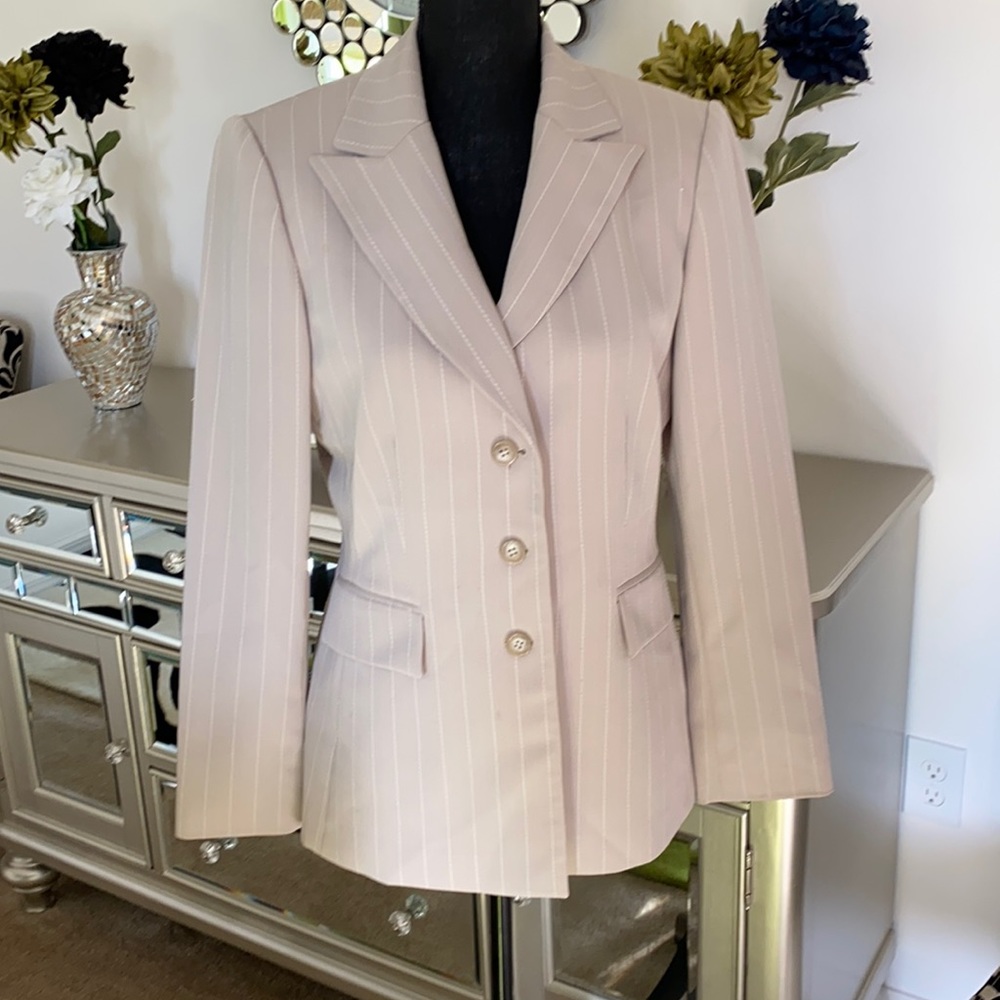 Pinstripe Blazer